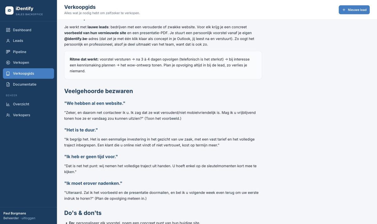 Verkoopgids met antwoorden op veelgehoorde bezwaren